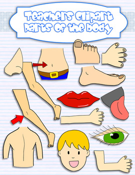 My body parts clipart.