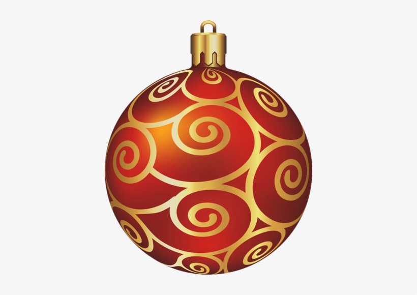 Picture Free Library Red Christmas Ornament Clipart.