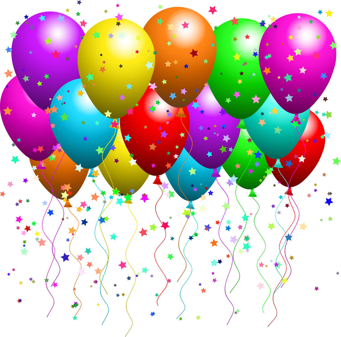 Birthday balloons free birthday balloon clip art clipart images 7.