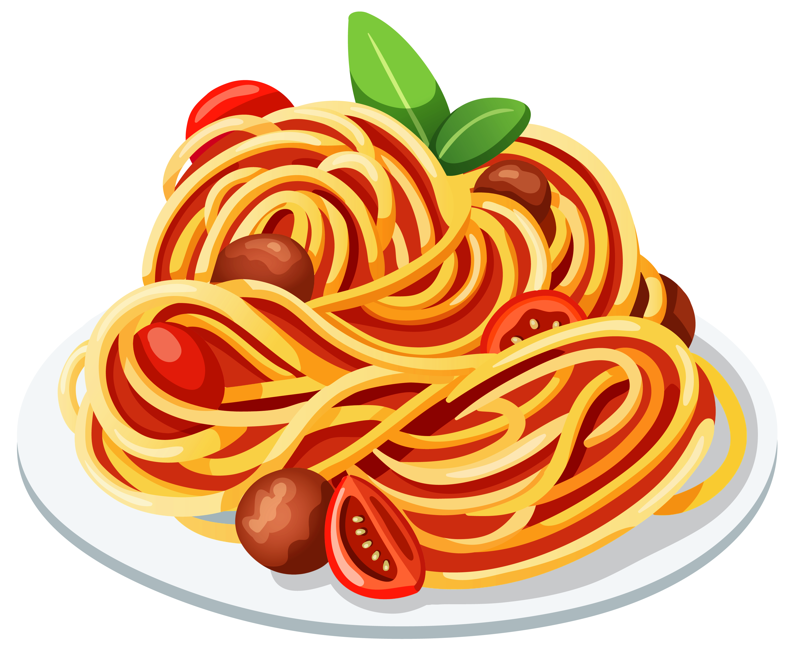 Spaghetti clipart no background.
