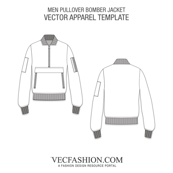 Bomber Jacket Template Png