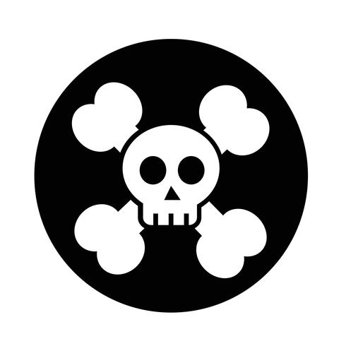 skull bone icon.