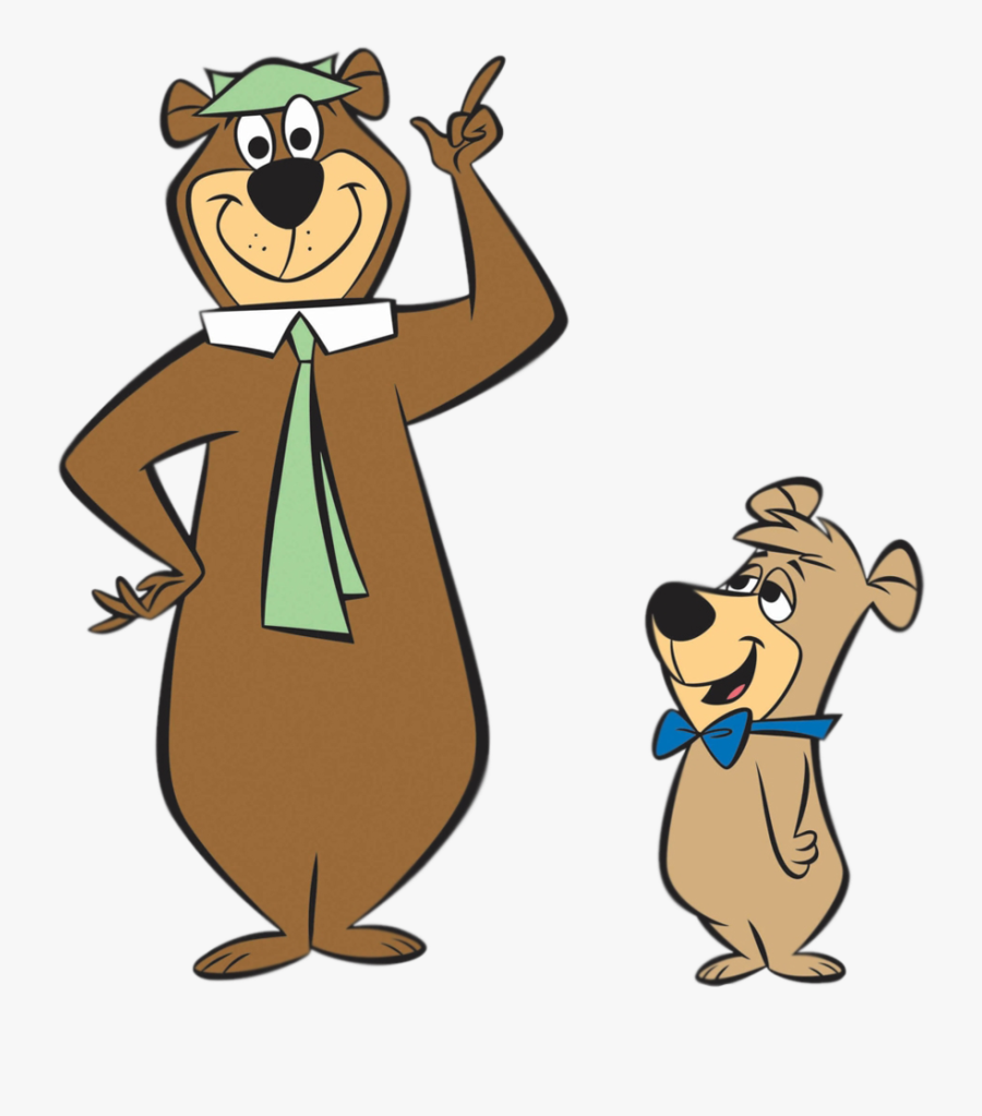 Clip Art Black And White Yogi Bear And Boo.