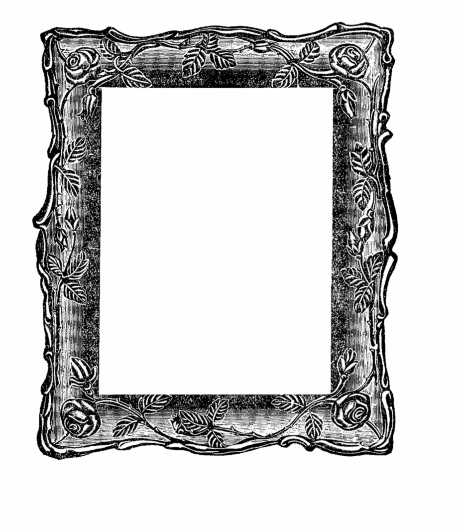 Can Use For Book Cover, Old Frame Clipart.