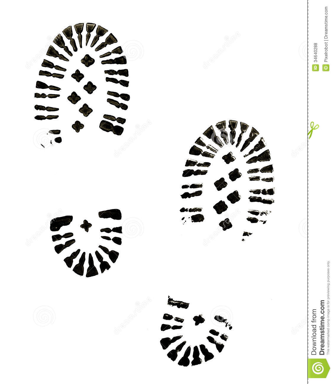 Boot Print Clipart Free.