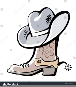 Boot With Spur Clipart.