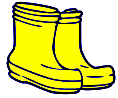 Snow Boots Clipart.