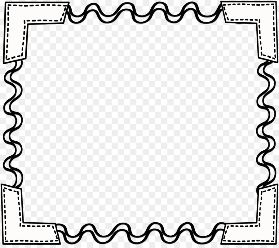 Border Black And White png download.