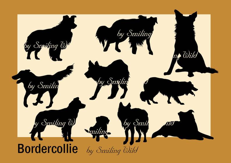 Download border collie silhouette clip art 20 free Cliparts ...