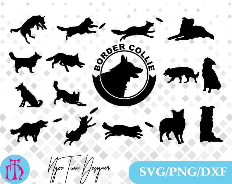 Download border collie silhouette clip art 20 free Cliparts ...