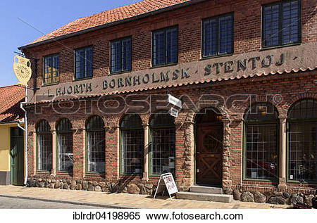 Stock Image of Ceramics museum Hjorths Keramkikfabrik, Ronne.