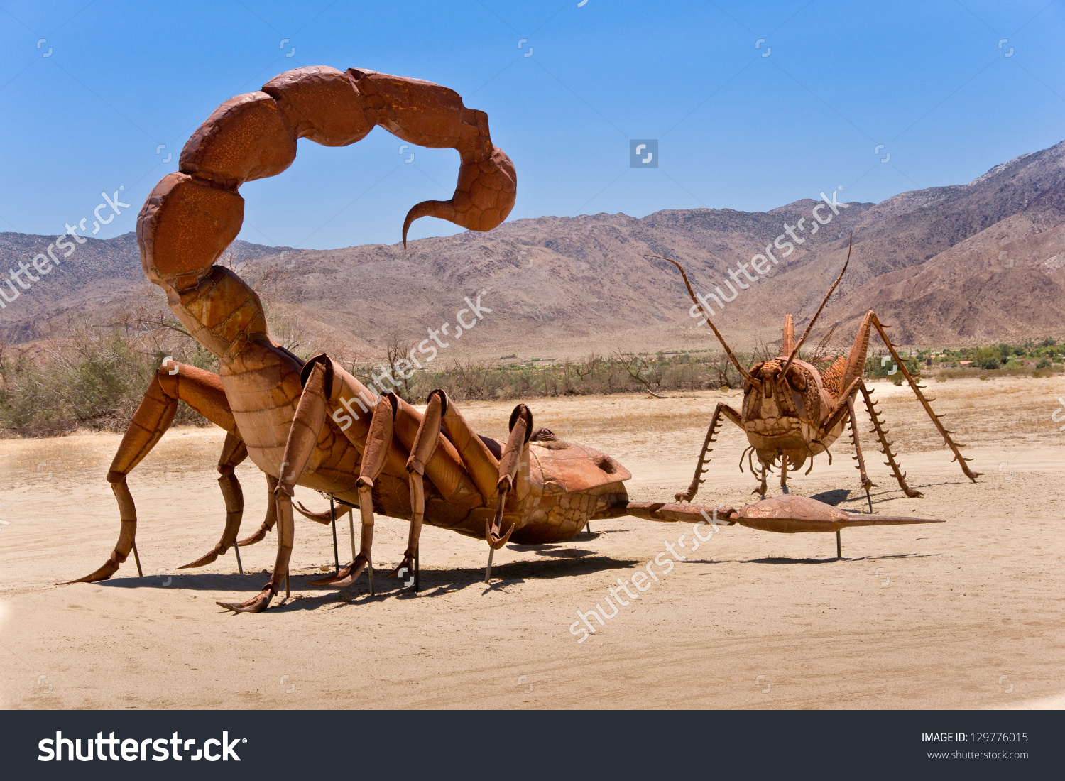 Borrego Springs California June 25 Metal Stock Photo 129776015.