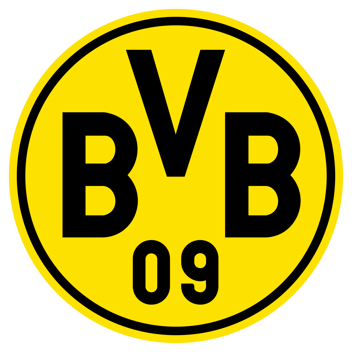 Borussia Dortmund Logo & Team Color Codes.