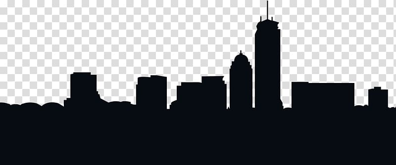 Buildings illustration, Boston Skyline Silhouette , city.