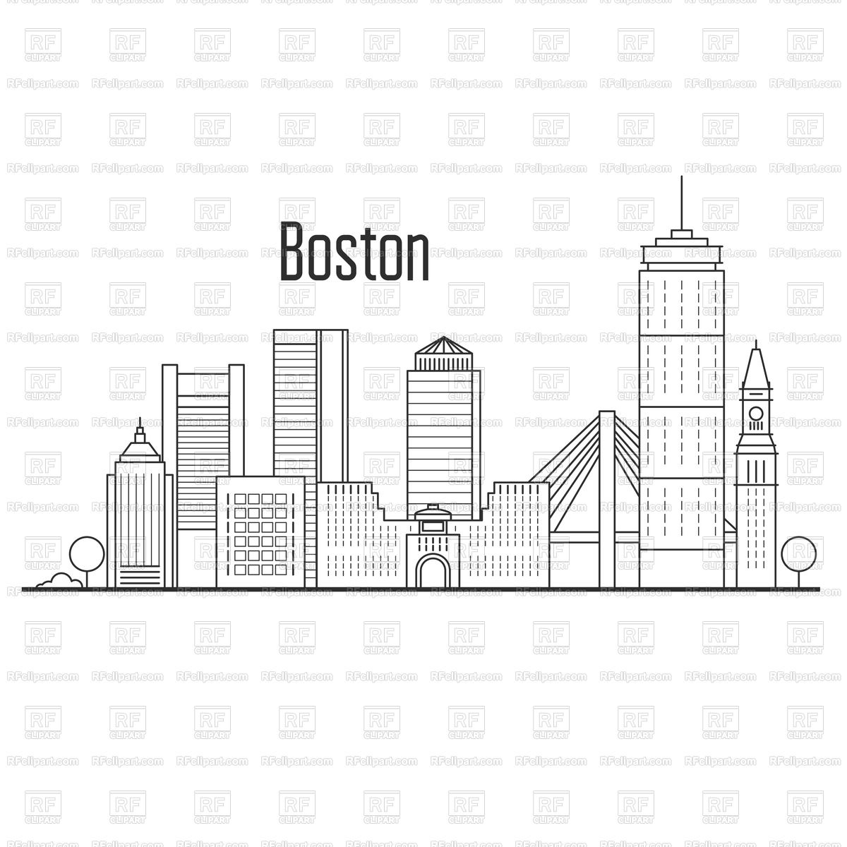 boston skyline clip art 20 free Cliparts | Download images on ...