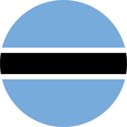 Botswana flag clipart.