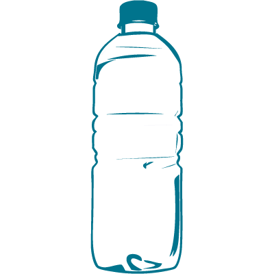 Water bottle clip hostted clip art.