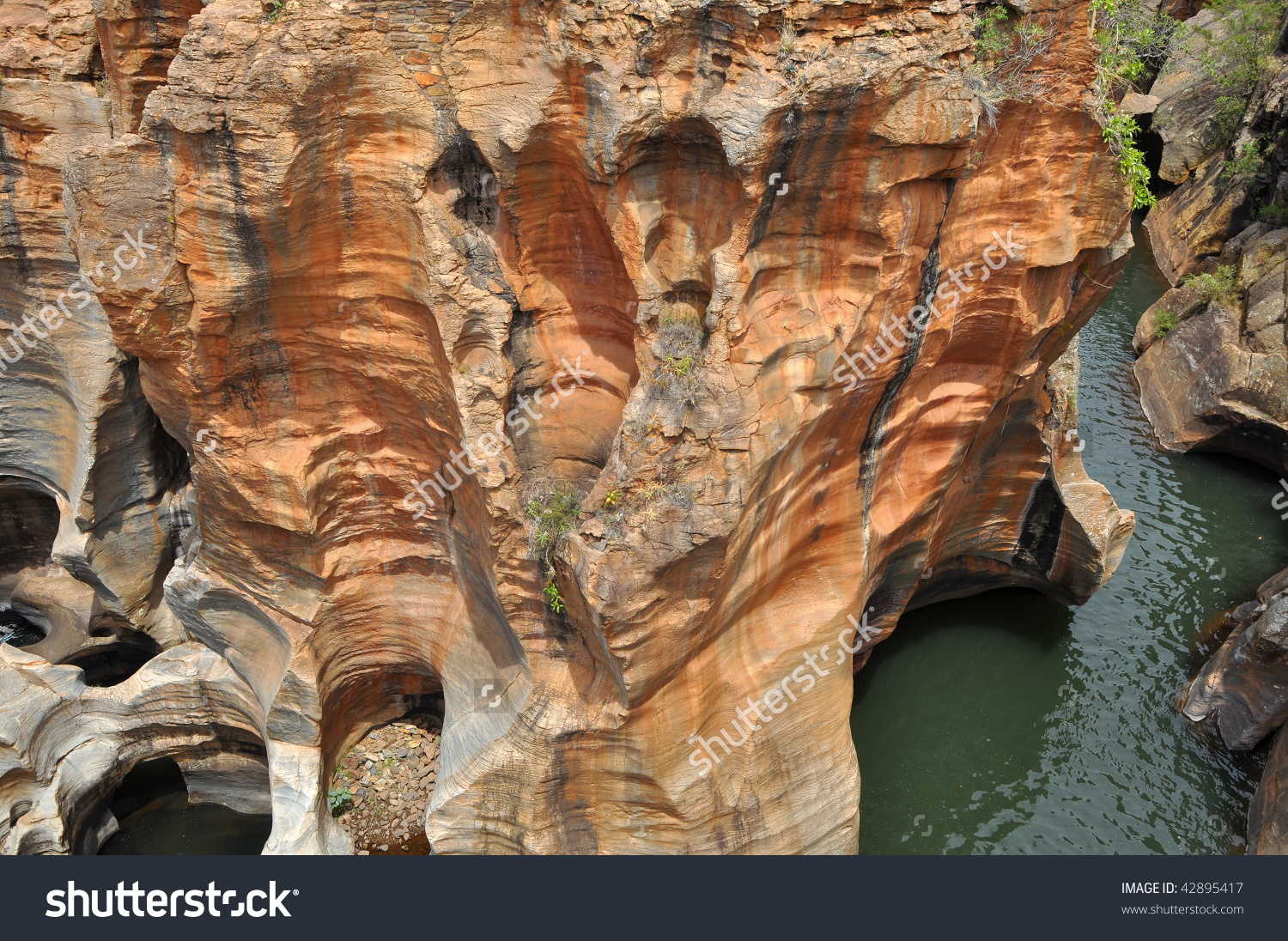 Bourke'S Luck Potholes,Blyde River Canyon,South Africa Stock Photo.