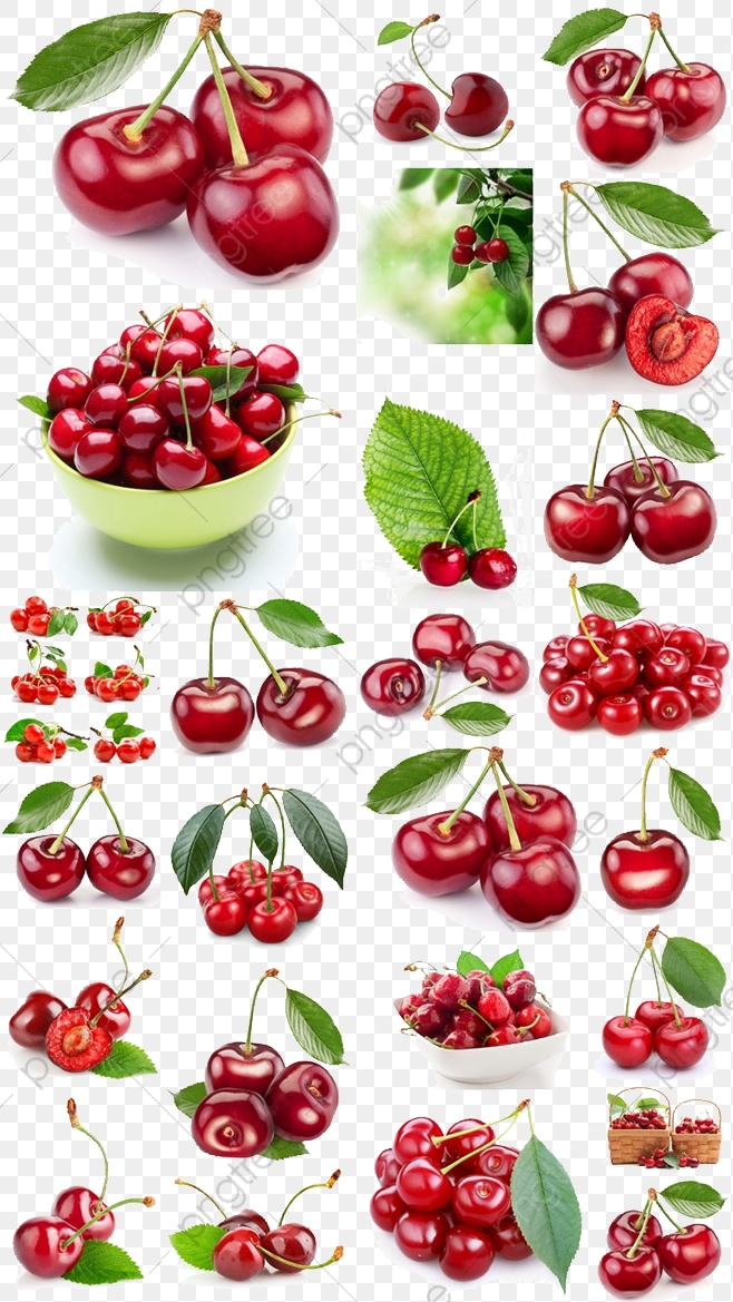 Bowl Of Cherries, Cherry, Fruit, Product Kind PNG Transparent Image.
