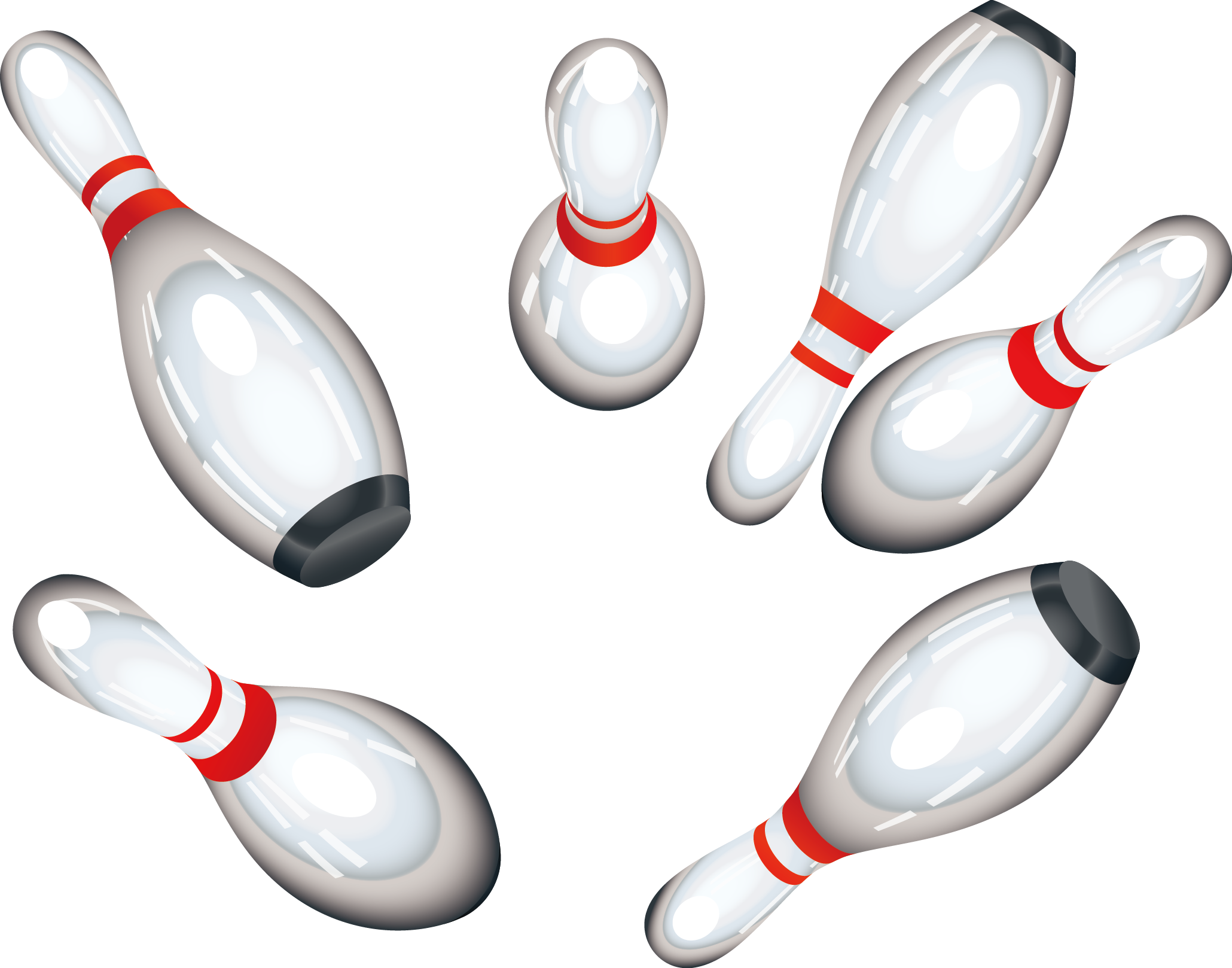 Clip Art Transparent Download Bowling Pins Clipart.