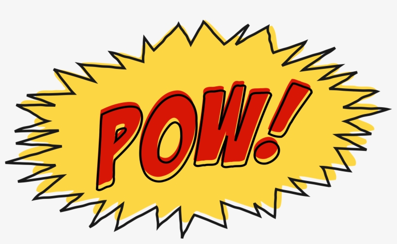Pow Comic Book Sound Effect No Background Icons Png.