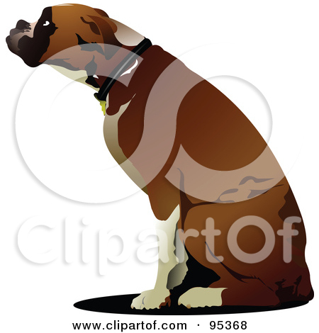 boxer dogs clipart