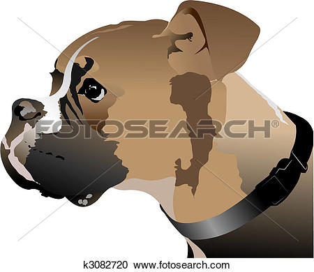 boxer dogs clipart