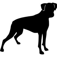 Download boxer dog silhouette clipart 20 free Cliparts | Download ...