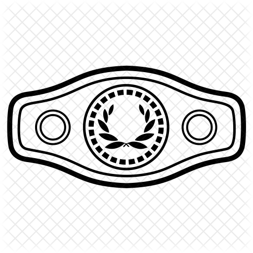 Boxing belt Icon.