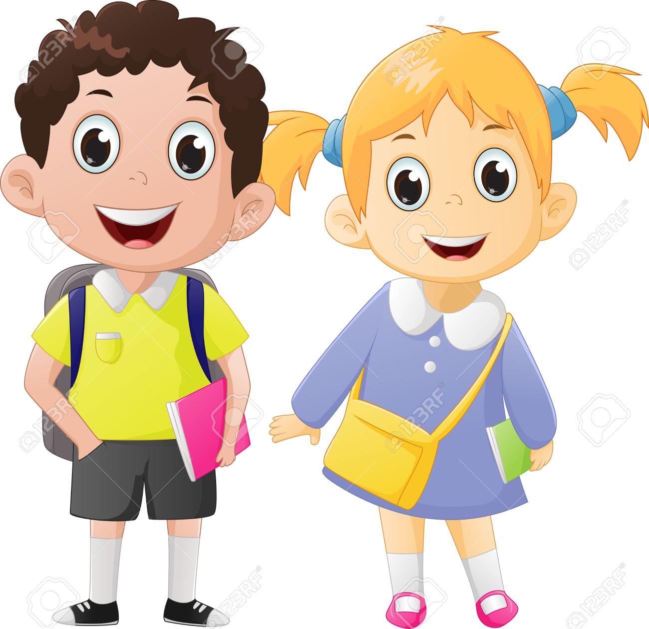 Boy and girl clipart 7 » Clipart Station.