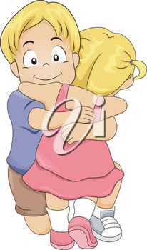 Boy Huggig Lady Clipart & Free Clip Art Images #32013.