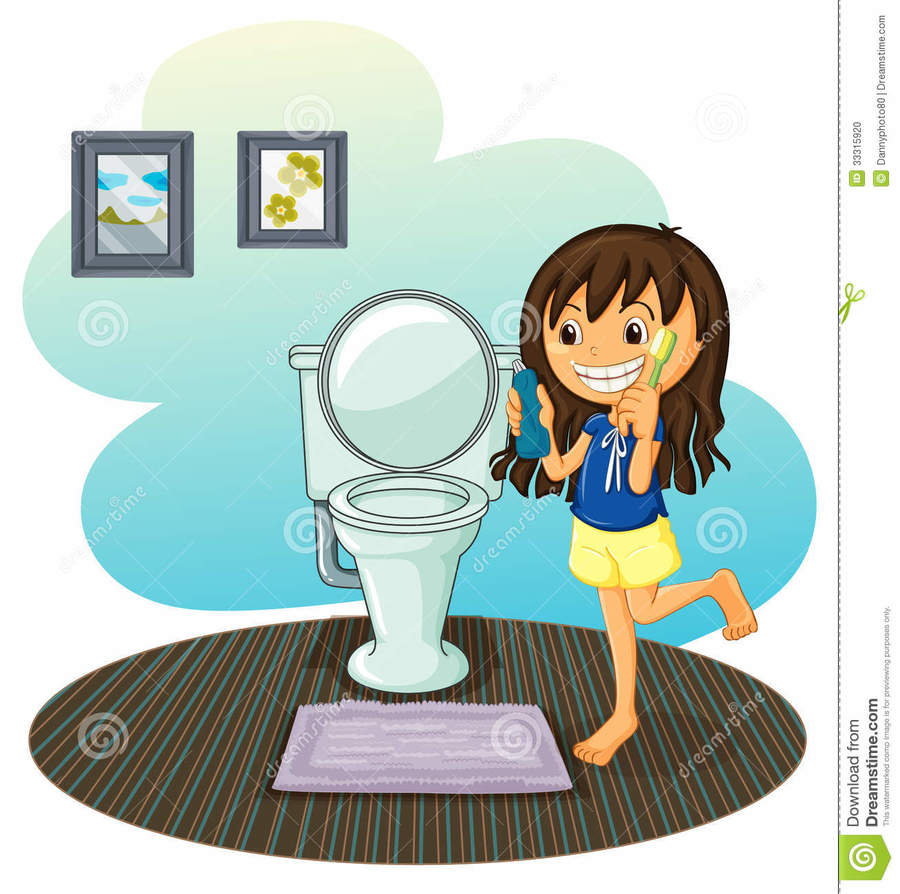 Download kids cleaning bathroom clipart Bathroom Cleaning.