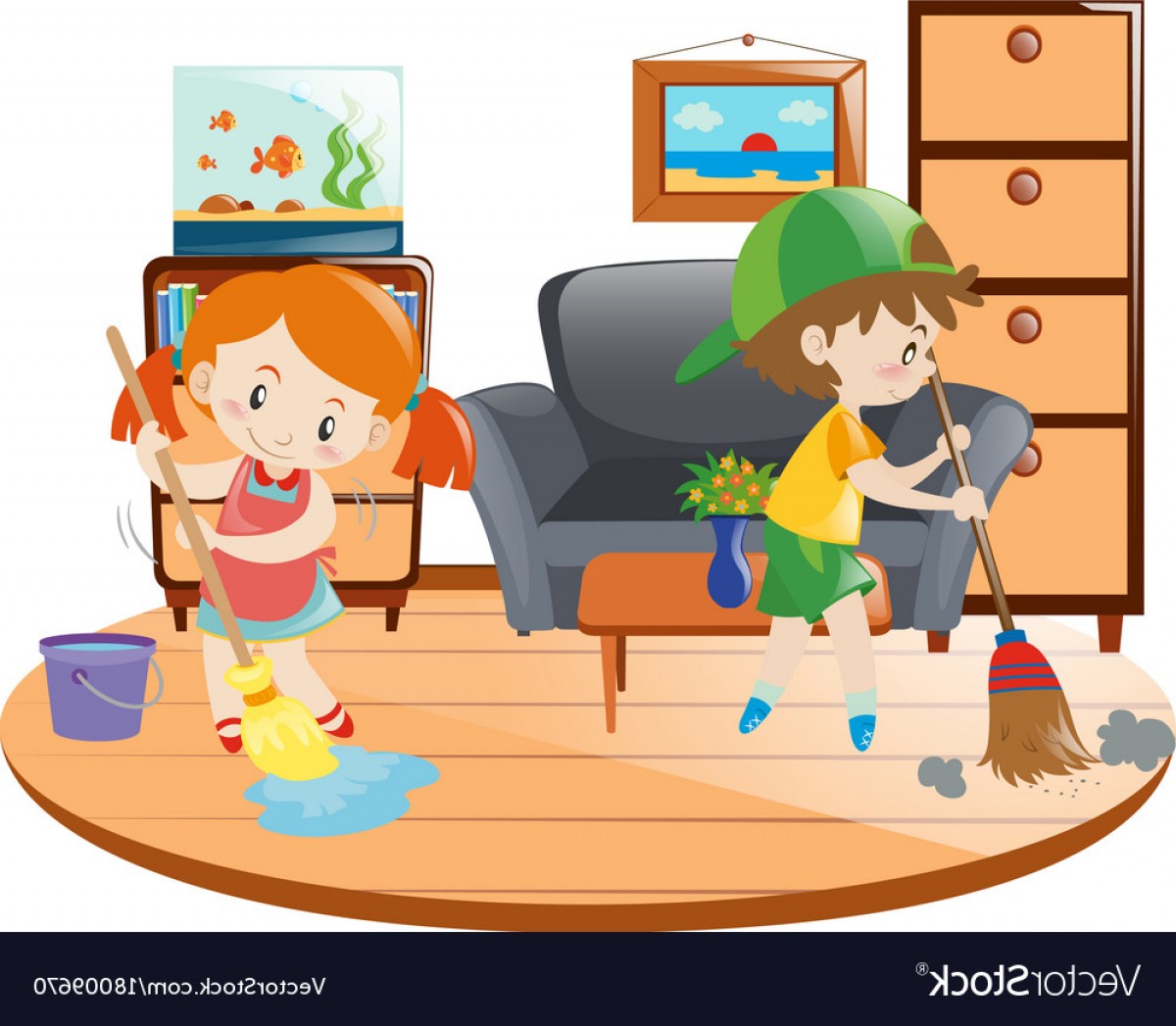 boy cleaning room clipart 10 free Cliparts | Download images on ...