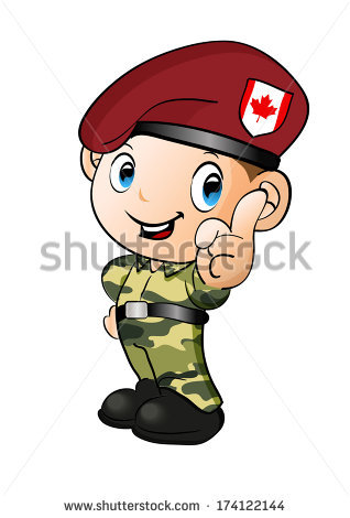 Cartoon Soldiers Stock Images, Royalty.