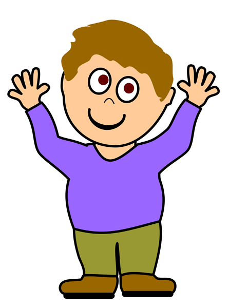 Boy Moving Clipart.