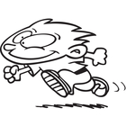 boy running clipart black and white 20 free Cliparts | Download images
