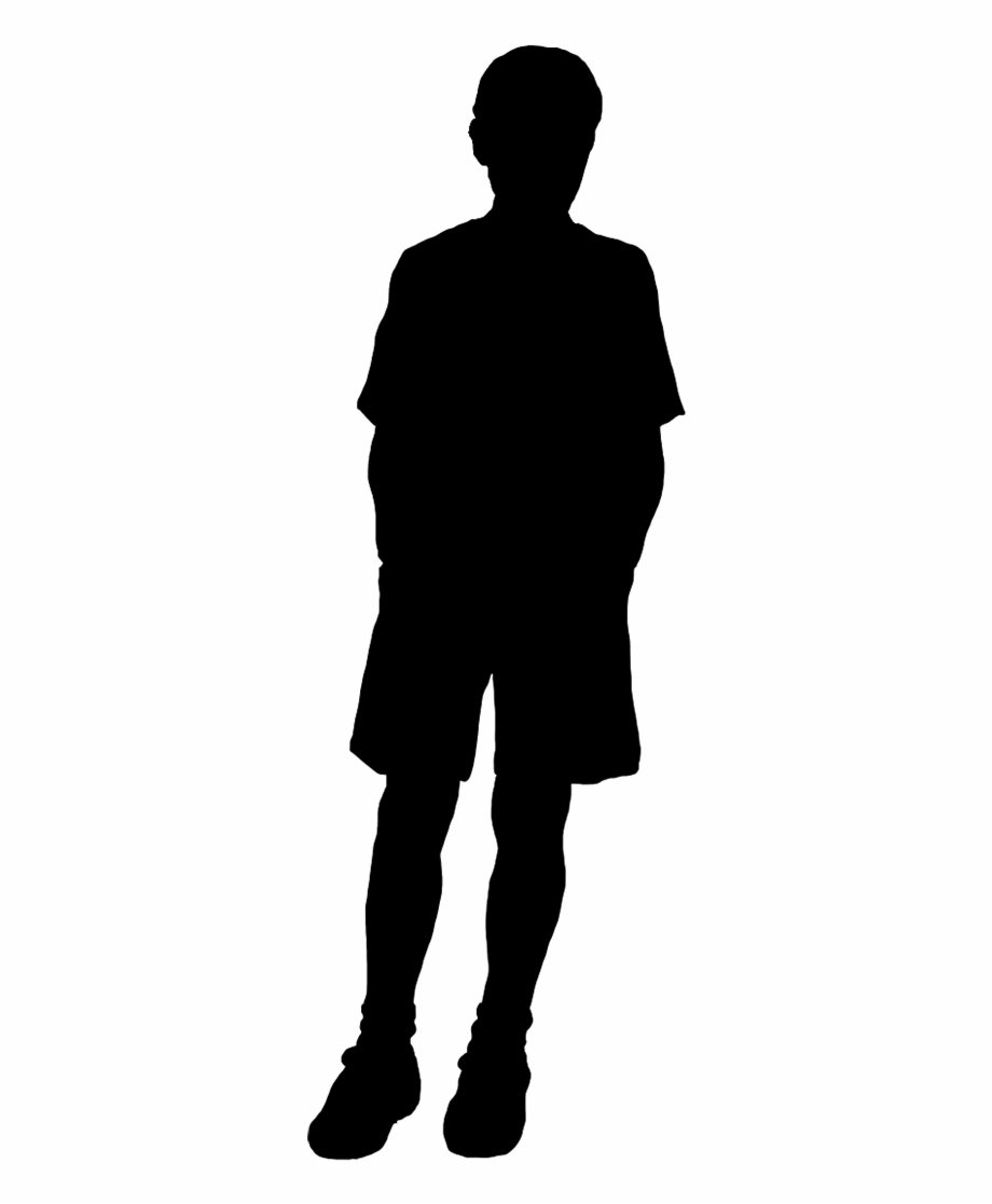 Silhouette Of Boy