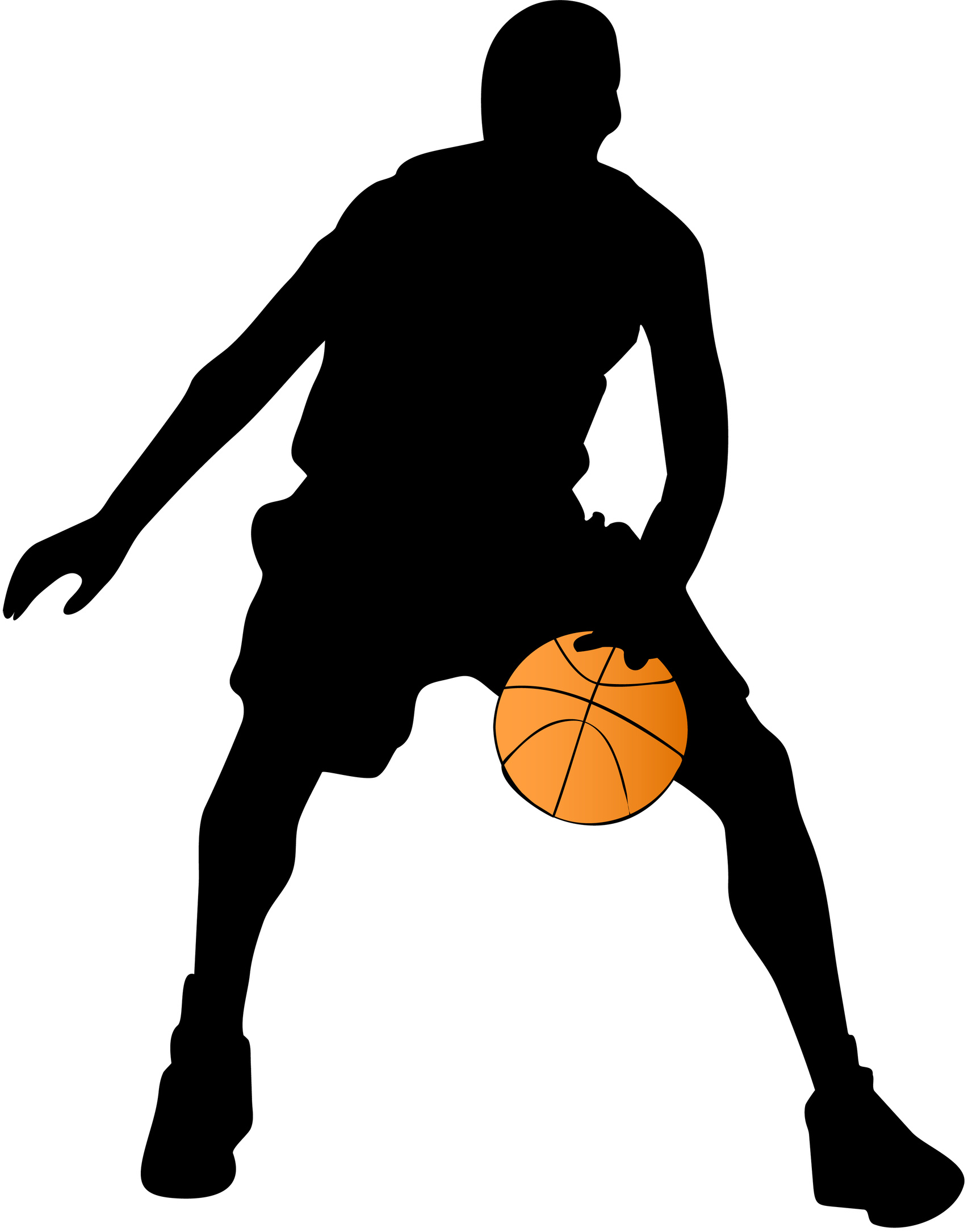 Free Silhouette Basketball Cliparts, Download Free Clip Art.