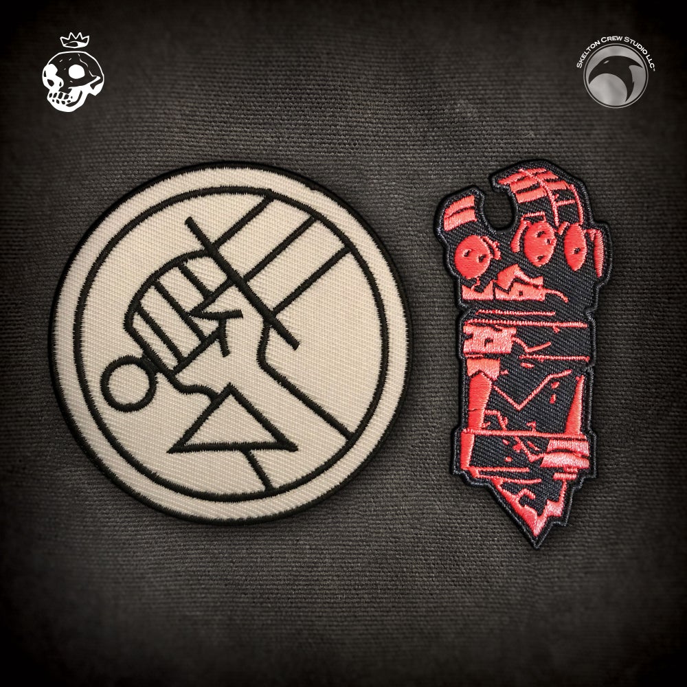 Hellboy/B.P.R.D.: B.P.R.D. Logo & Right Hand of Doom patches!.