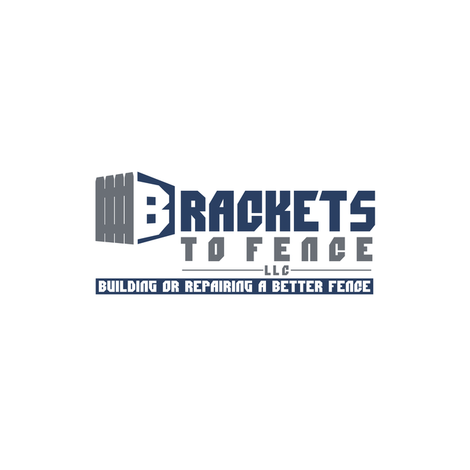 Design a strong bold logo for a steel Fence Bracket company.