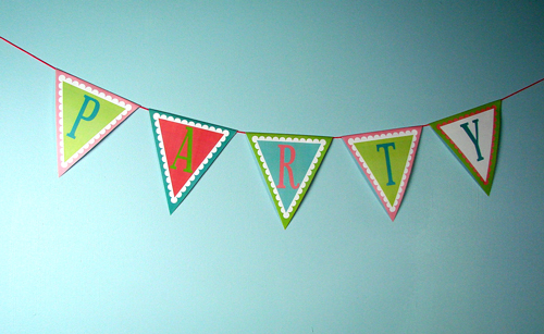 Free Pennant Banner Clipart.