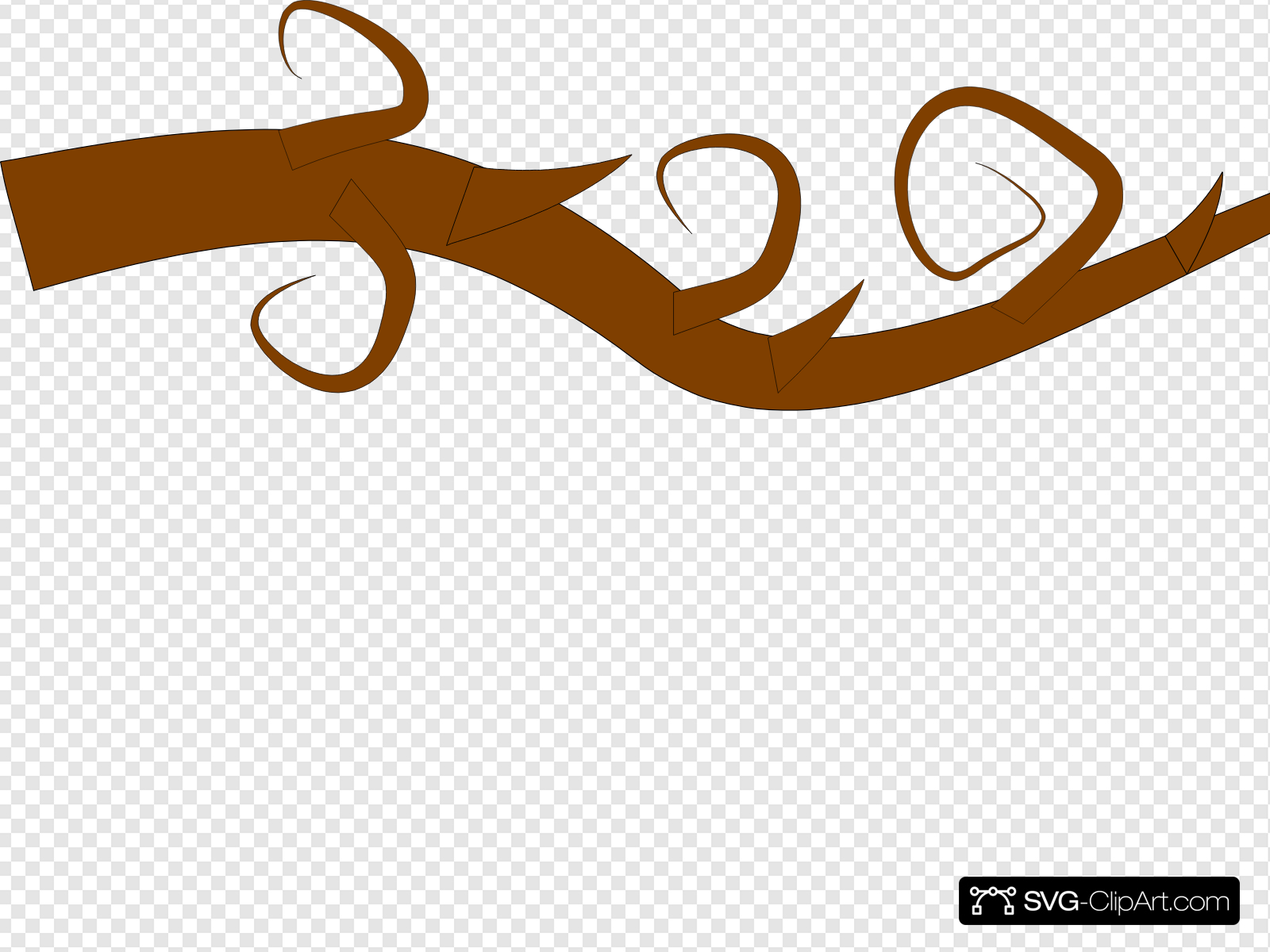 Brown Tree Branch Clip art, Icon and SVG.