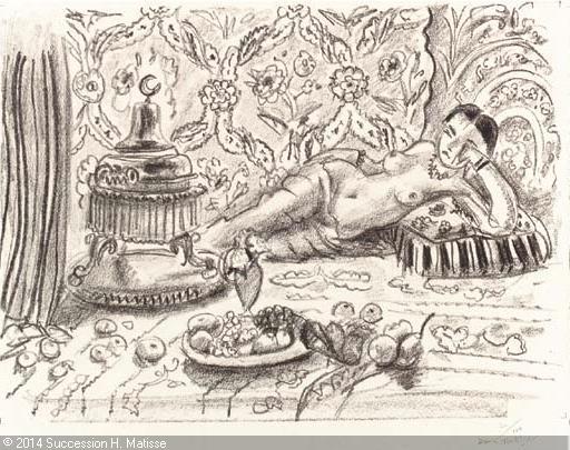 Odalisque, brasero et coupe de fruits sold by Christie's, New York.