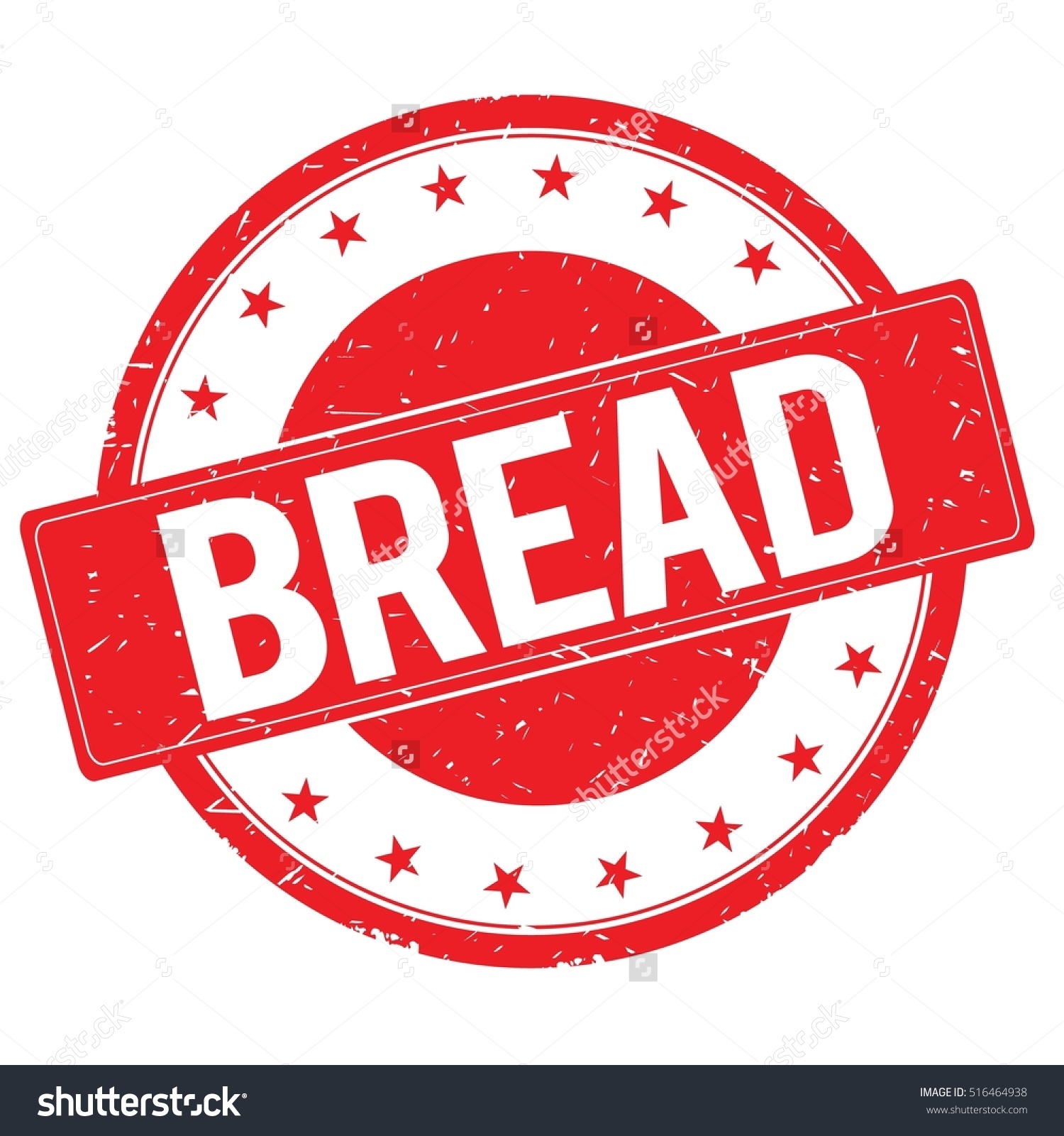Bread Stamp Sign Text Word Logo Stock Illustration 516464938.