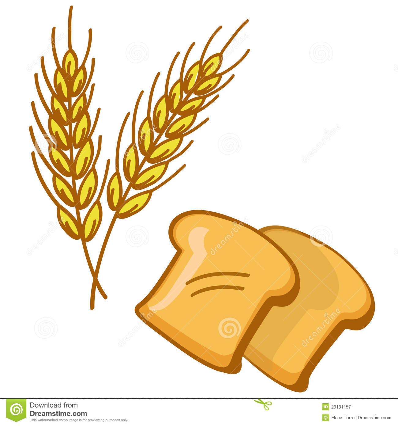 Whole Wheat Clipart.