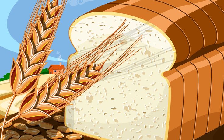 Wheat Bread Clipart.