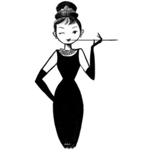 Breakfast at tiffanys clip art.