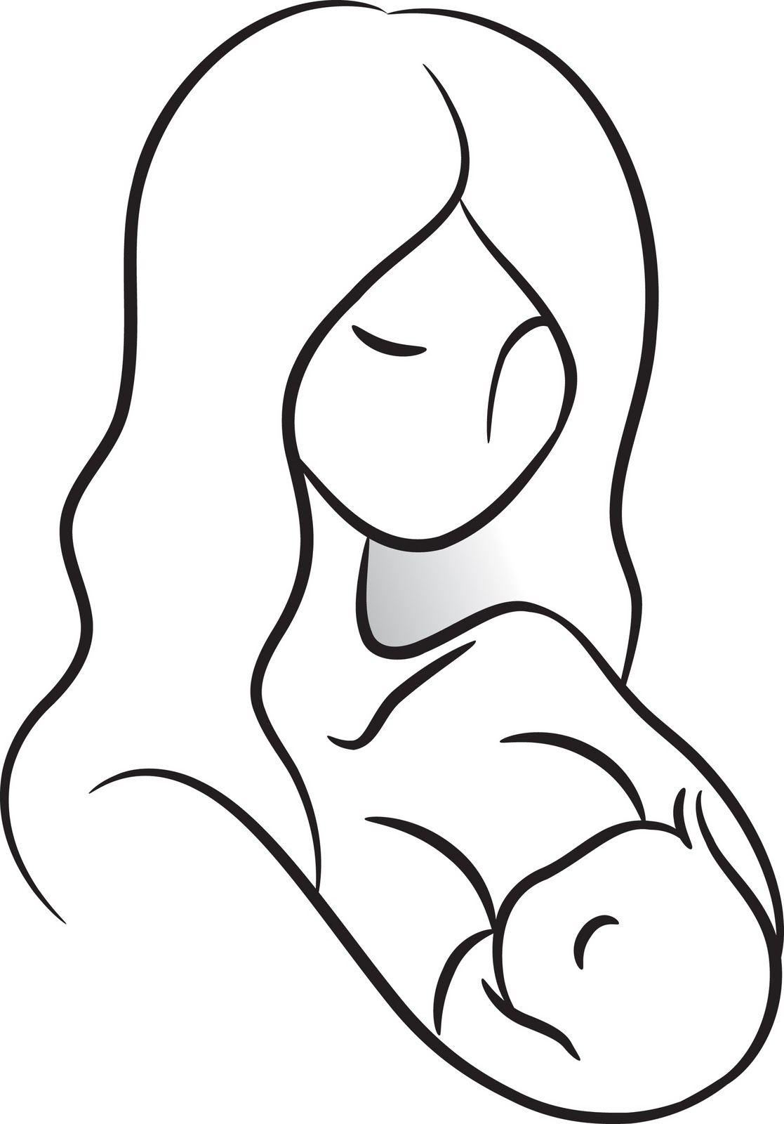 Breastfeeding Clipart.
