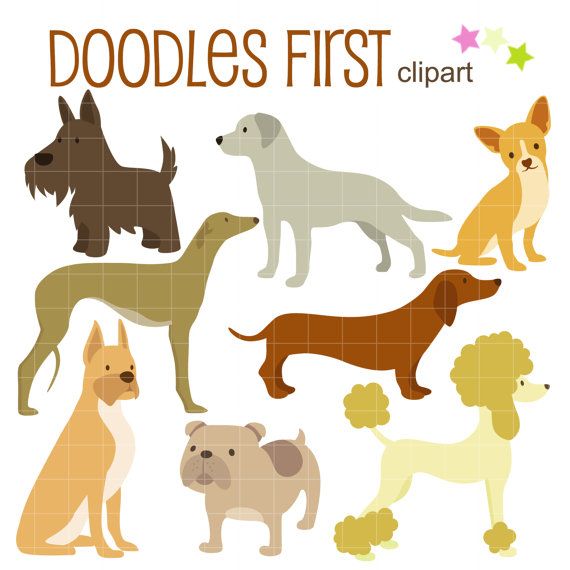 Free dog breed clipart.