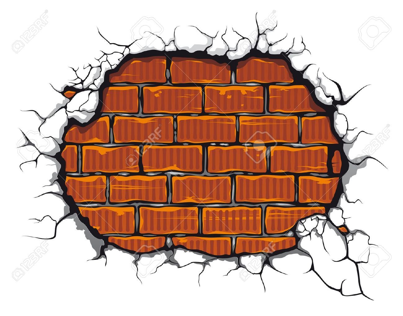 Collection of Brick wall clipart.